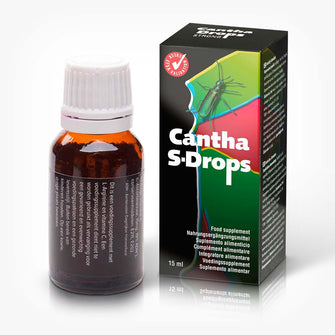 Picaturi afrodisiace Cantha s-Drops, Unisex, pentru cresterea libidoului si excitare, 15 ml