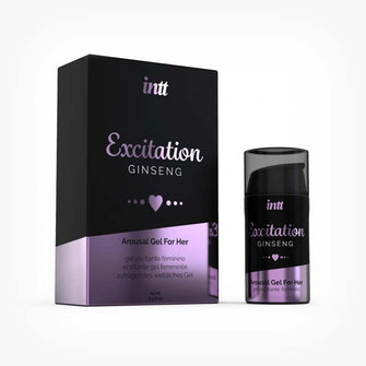 Gel natural INTT Excitation Ginseng, pentru cresterea libidoului si orgasm intens femei, 15 ml