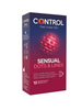Prezervative cu striatii, CONTROL SENSUAL DOTS & LINES, 1 cutie x 12 buc