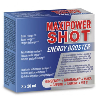 Shot energizant POWER ENERGY BOOSTER Labophyto, reduce oboseala, sustine performanta fizica, 3 buc x 20 ml