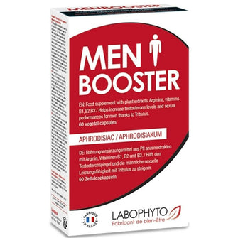 Afrodisiac MEN BOOSTER, Labophyto, pentru cresterea apetitului sexual si erectie, 60 capsule