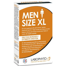 Capsule MENSIZE XL, Labophyto, pentru marire penis in lungime si grosime si erectie puternica, 60 capsule