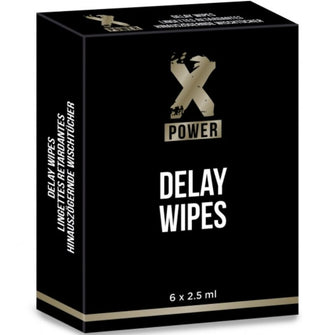 Servetele premium Delay Xpower, pentru intarziere ejaculare, 6 buc