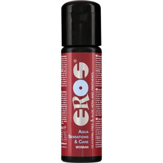 Lubrifiant Eros Aqua Sensation & Care Woman, pe baza de apa, pentru femei, 100 ml