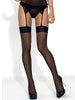 Dresuri pentru portjartier Obsessive model S800, negru, S/M