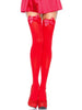 Dresuri sexy Leg Avenue, cu fundiță din satin, mărime universală, culoare roșu, model 6255