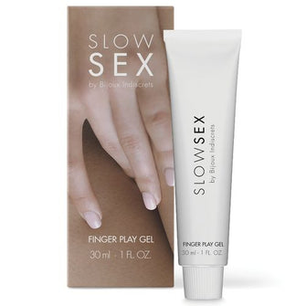 Gel Slow Sex by Bijoux Indiscrets FINGER PLAY, pentru excitare, stimulare clitoris, lubrifiere, prelungire erectii, 30 ml