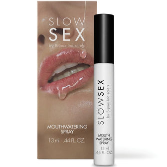 Spray pentru sex oral Slow Sex by Bijoux Indiscrets MouthWatering, creste productia de saliva, aroma citrice, 13 ml