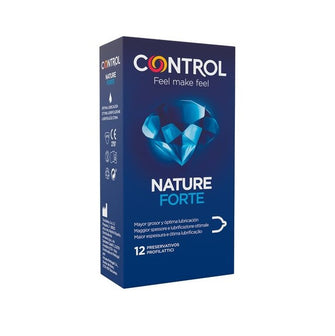 Prezervative groase CONTROL NATURE FORTE, lubrifiate, 1 cutie x 12 buc
