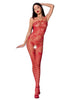Lenjerie bodystocking Passion G-String BS076, One size, Rosu