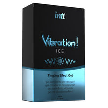 Gel INTT Vibration! Ice, pentru stimulare si excitare, cu efect de racire, Unisex, 15 ml