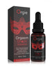 Gel intim ORGIE Orgasm Drops Kissable, cu efect de furnicături, pentru stimularea clitorisului și orgasm intens, 30 ml