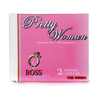 Capsule Pretty Woman Energy Boss, pentru libido si orgasm intens, 1 cutie x 2 buc