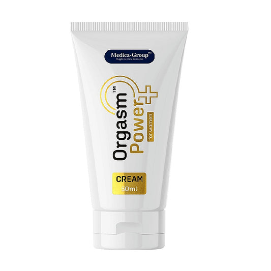 Cremă MEDICA-GROUP OrgasmPower Women, pentru plăcere intensificată și orgasm intens, cu ginkgo biloba, 50 ml